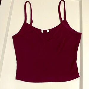 Forever 21 crop top (Wine color)